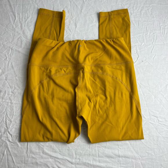 ZYIA Active Mustard Yellow Mesh Alive Mid Rise 7/8 24” Cropped Leggings Size 4 - Picture 6 of 6